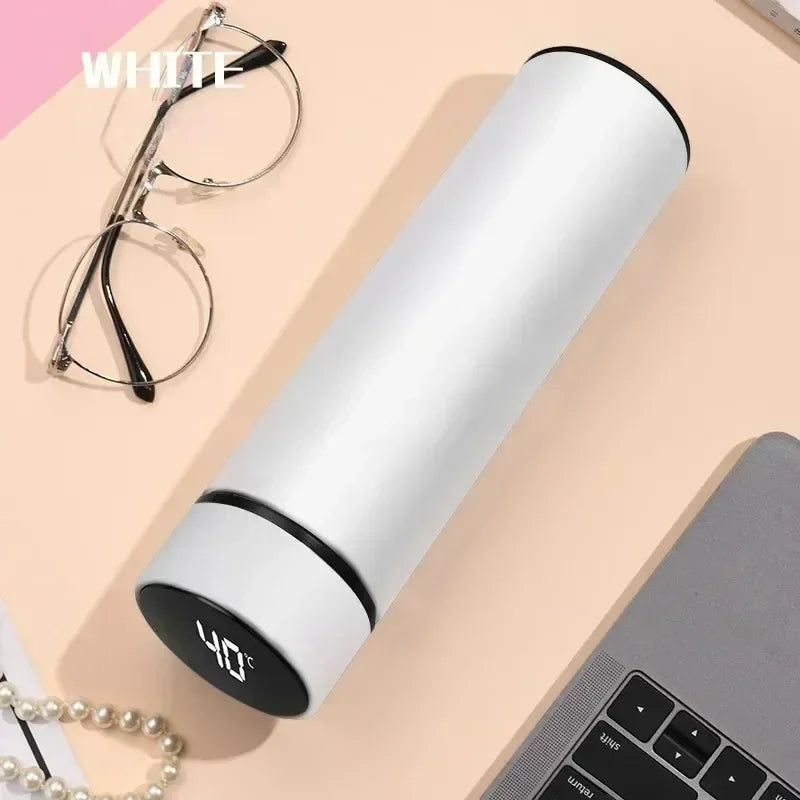 500ml Stainless Steel Thermos Bottle with Digital Temperature Display