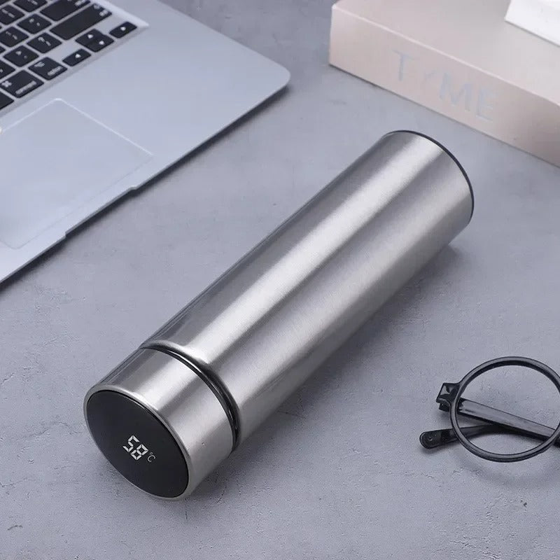 500ml Stainless Steel Thermos Bottle with Digital Temperature Display